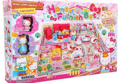 HELLO KITTY凯蒂猫家居套装 激发女孩想象力的过家家玩具